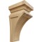 Ekena Millwork 5"W x 5 3/4"D x 10"H Medium Nevio Wood Corbel, Cherry CORW05X05X10NECH - alternate 1